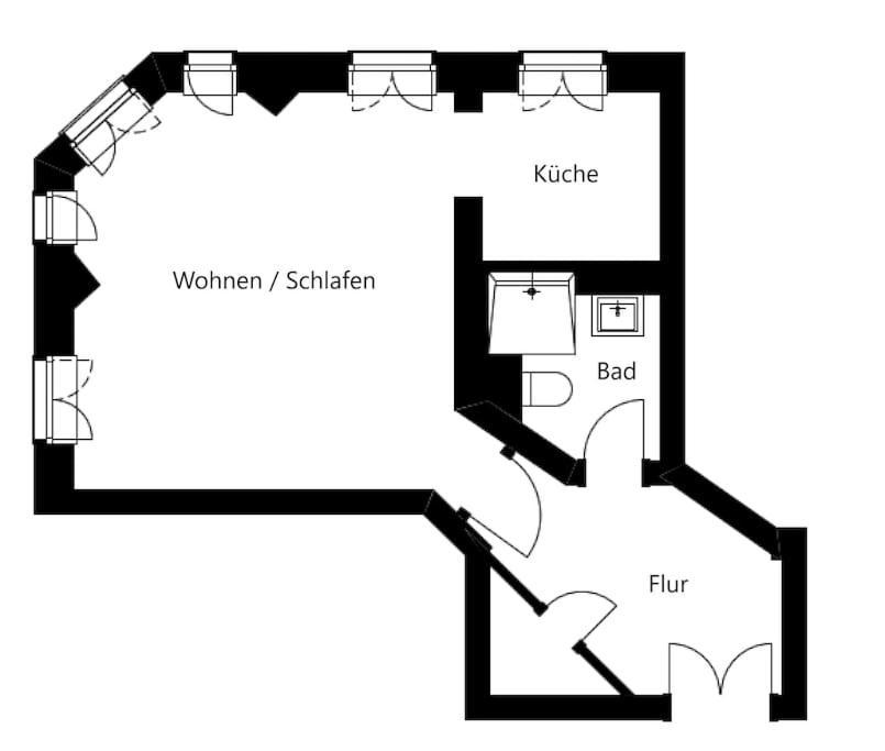 Schicke & Zentrale Altbauwohnung Leipzig Exterior foto
