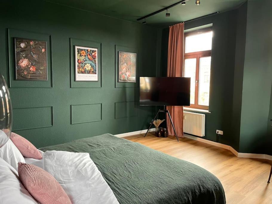 Schicke & Zentrale Altbauwohnung Leipzig Exterior foto
